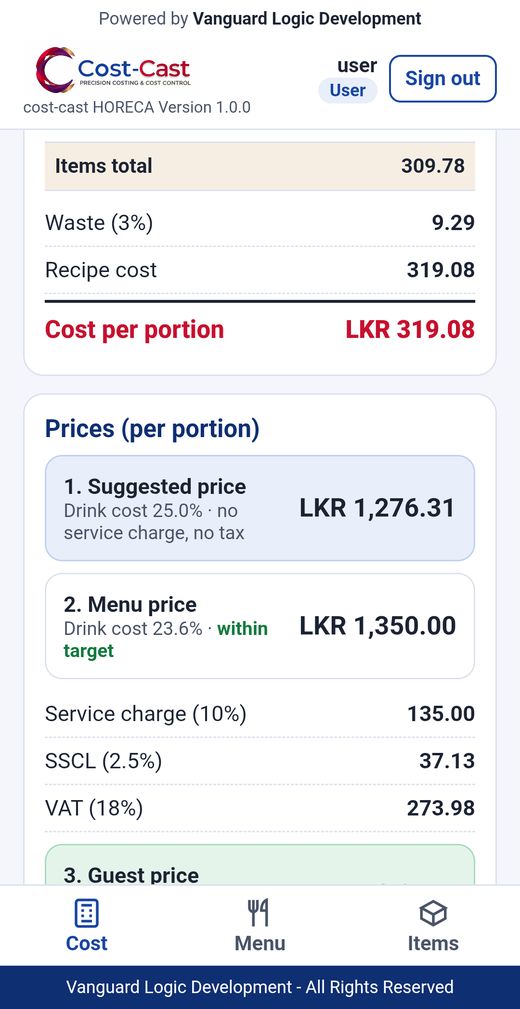 Prices